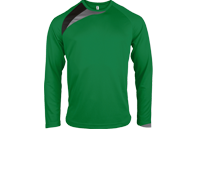 Sportshirt Heren Tricolore Lange Mouw